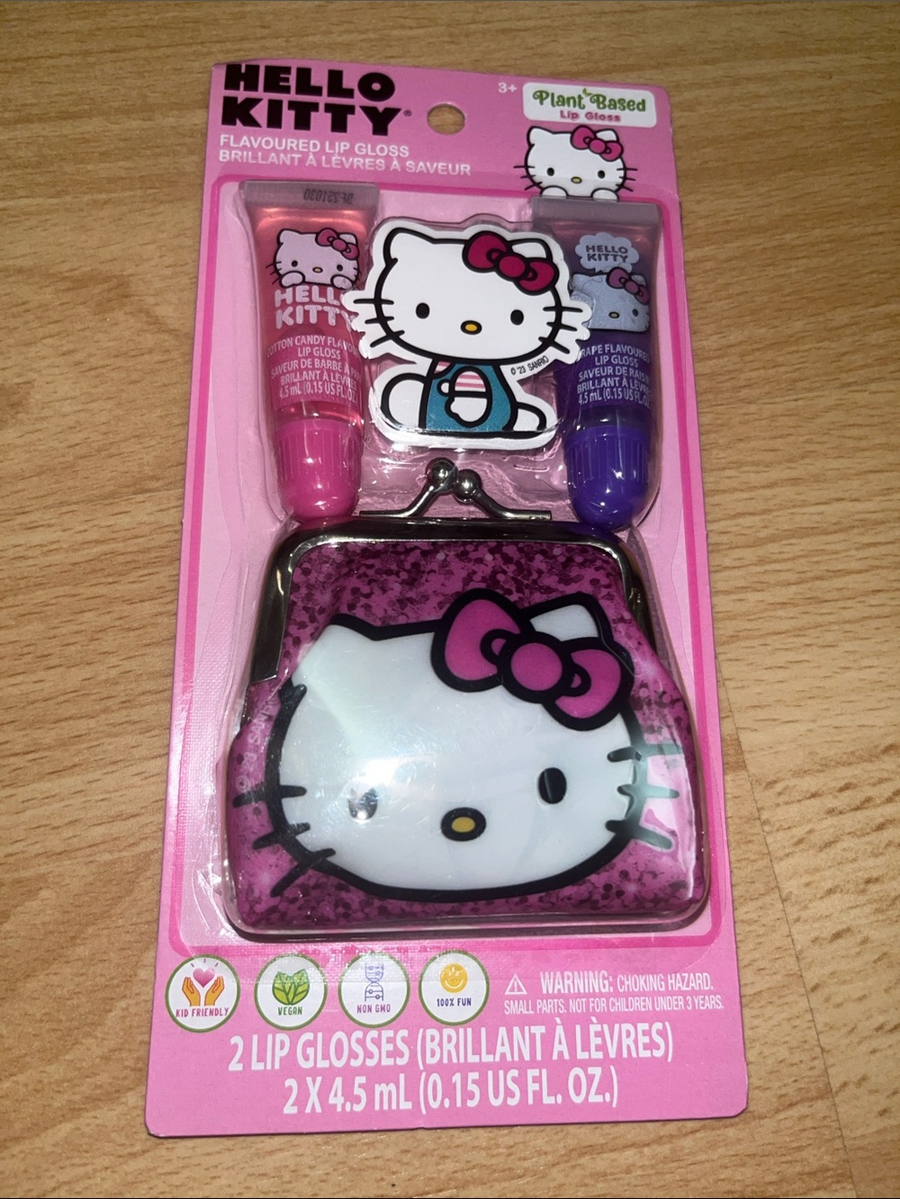 Hello Kitty Lip Glosses and coin pouch